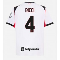 Stroje piłkarskie AC Milan Samuele Ricci #4 Koszulka Wyjazdowej 2025-26 Krótki Rękaw